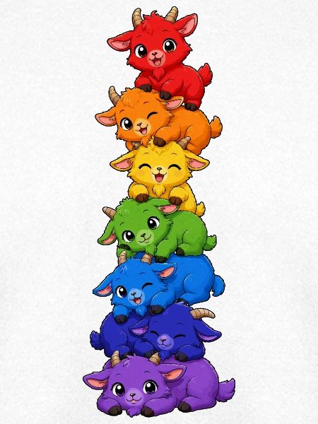  Regenbogen-qualle Pride Kawaii Niedlich Lgbtq