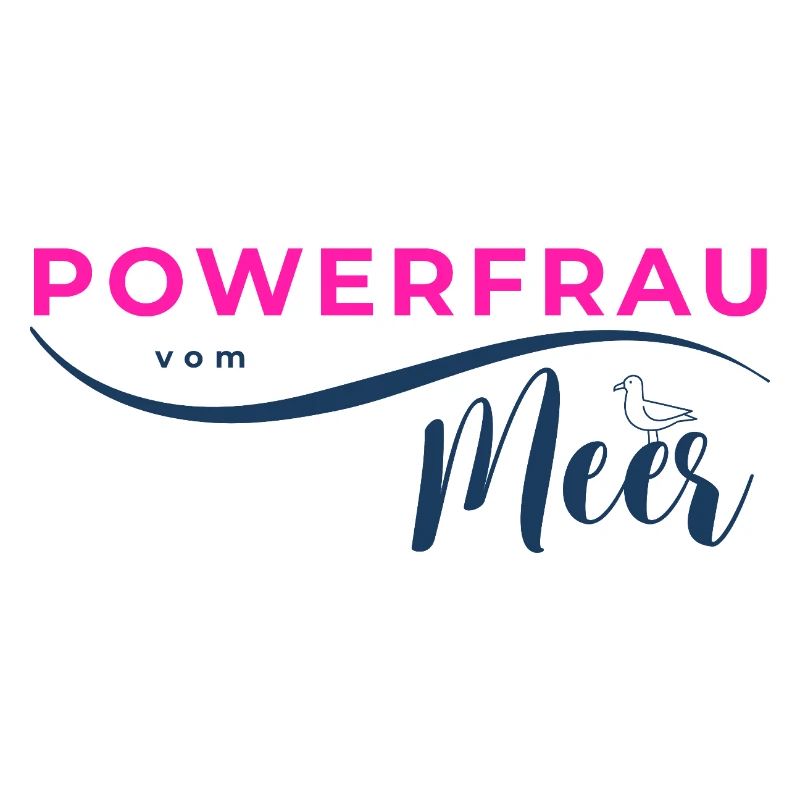 Powerfrau vom Meer pink