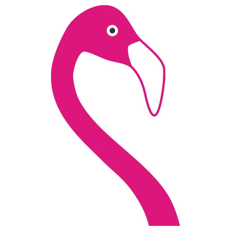Pink Flamingo Silhouette