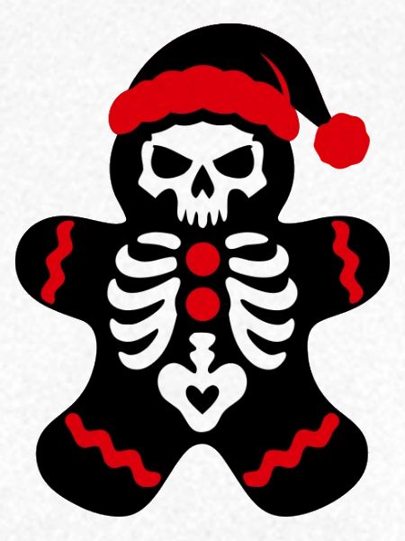 Skelett Lebkuchenmann Icon