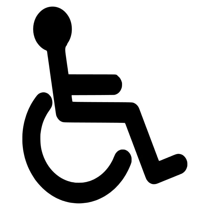 Grundlegendes Rollstuhlsymbol #