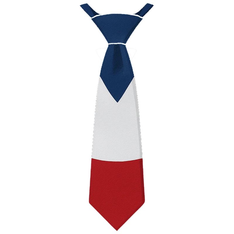 Cravate France – Conception du drapeau