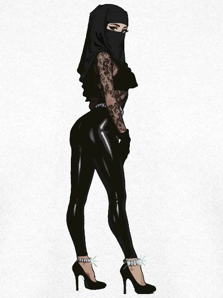 Noir Latex Femme Fatale
