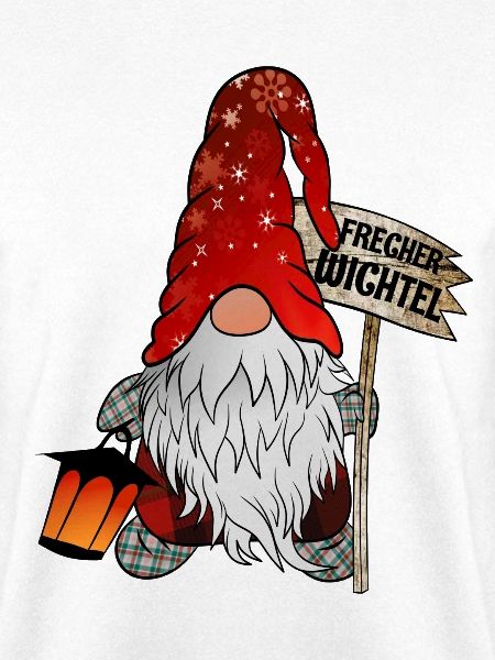 Frecher Wichtel Weihnachts Gnom