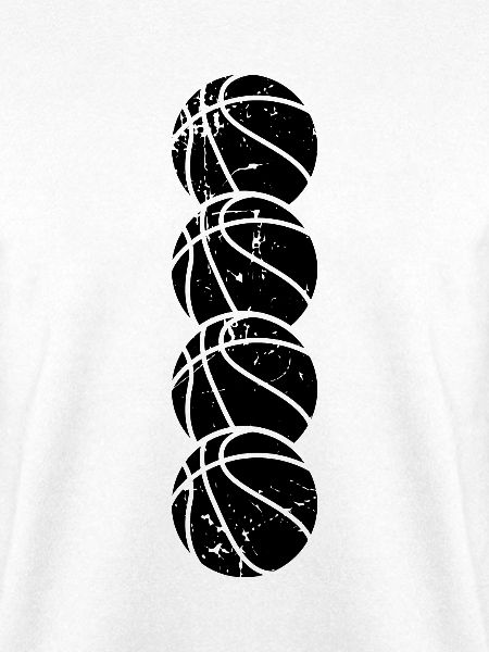 Lustiger Basketball Ball