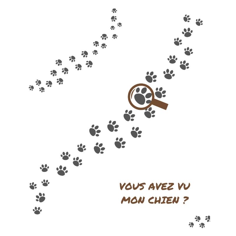 Vous avez vu mon chien ? humour chien Version 2