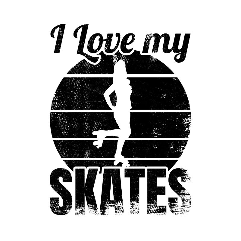 Ich liebe meine Rollschuhe
