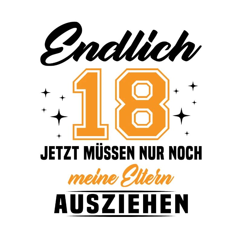 18 Jahre Geburtstagsgeschenk endlich 18