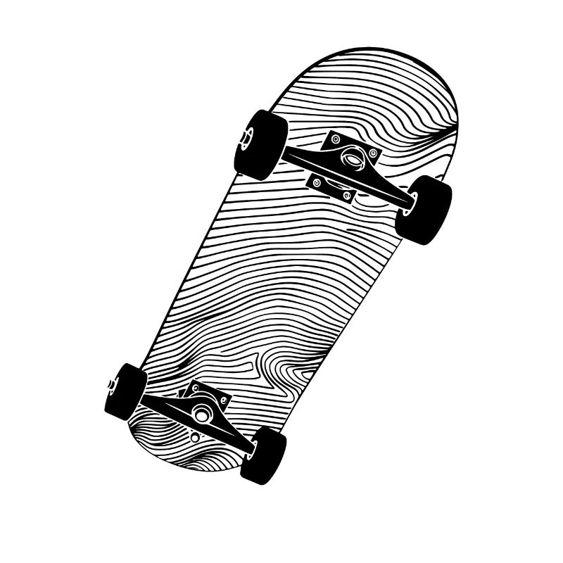 Dessin de skateboard