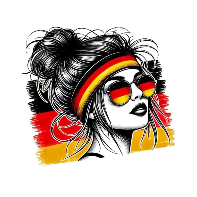 Stilvolles Deutsches Mädchen