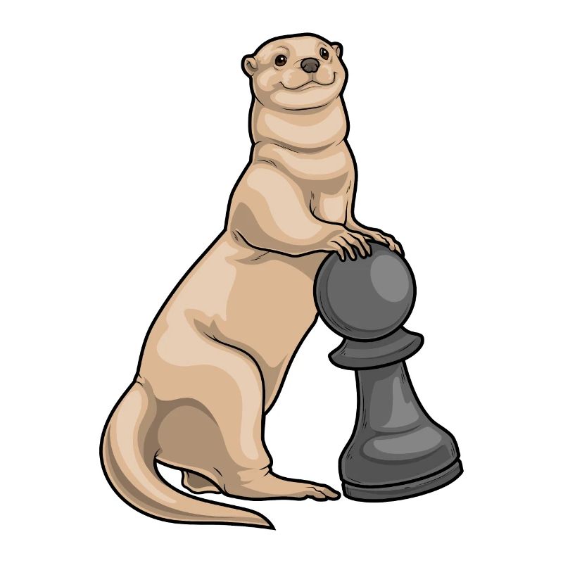 Otter Schachfigur Bauer Schach