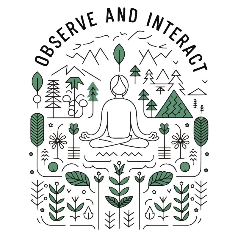 Observer et interagir - Mindful Nature Design