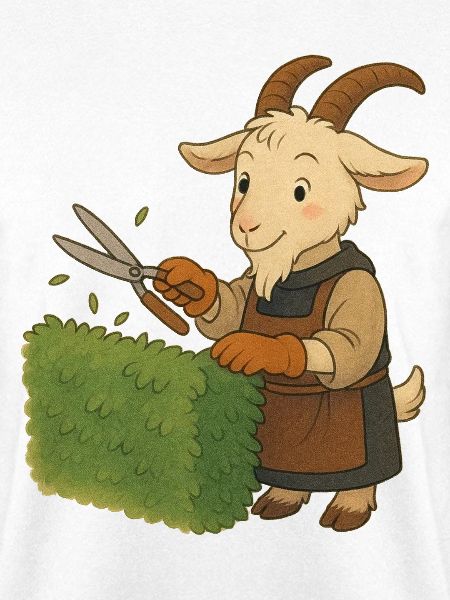 Ein Bock als Gärtner