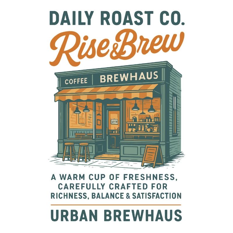 Rise & Brew Urbanes Kaffeehaus-Design