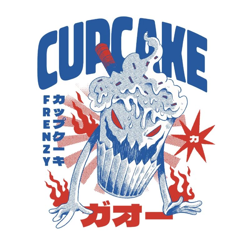 Japanischer Cupcake