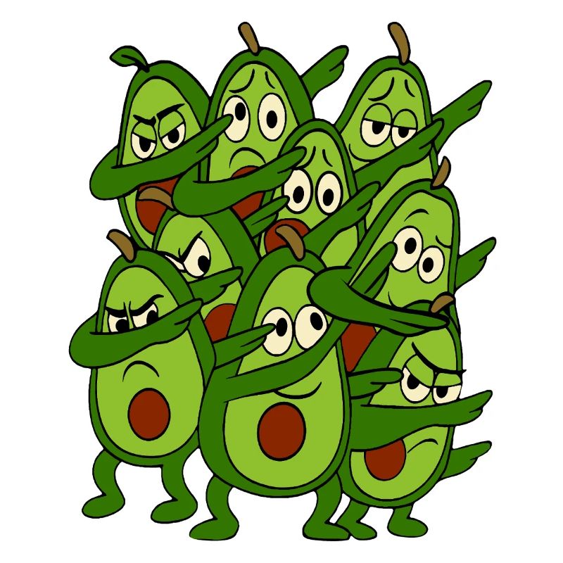 Dabbing Tanzende Avocados 