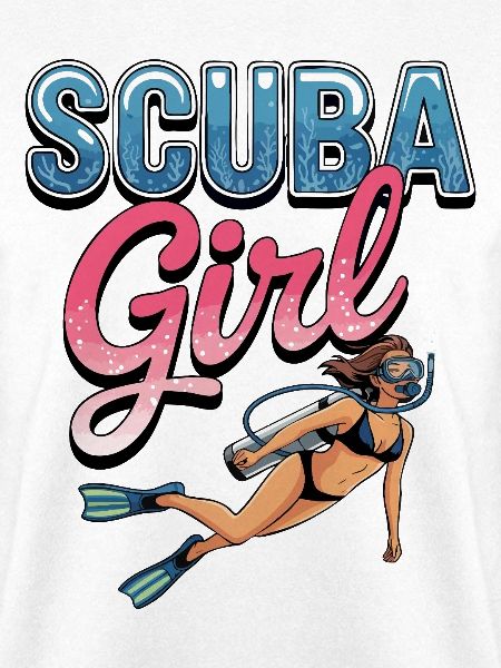 Scuba Girl Tauch-Design