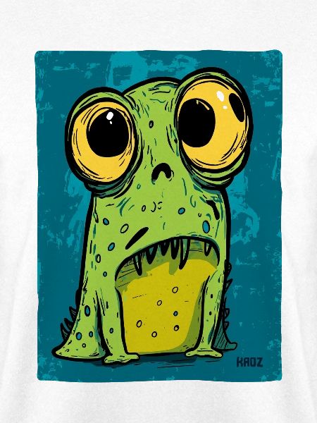 Cartoon Frosch mit großen Augen