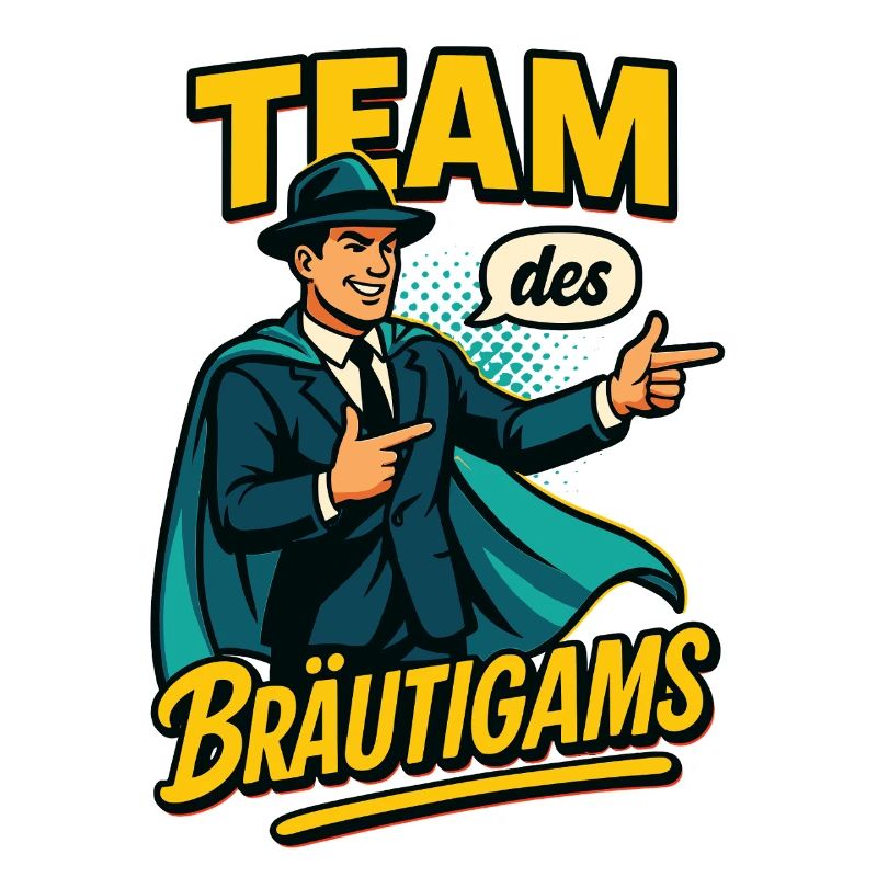 Team des Bräutigams Helden