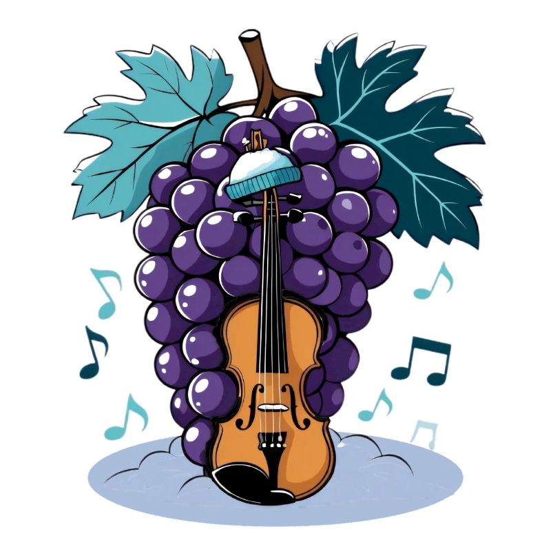 Weintrauben Violine Melodie