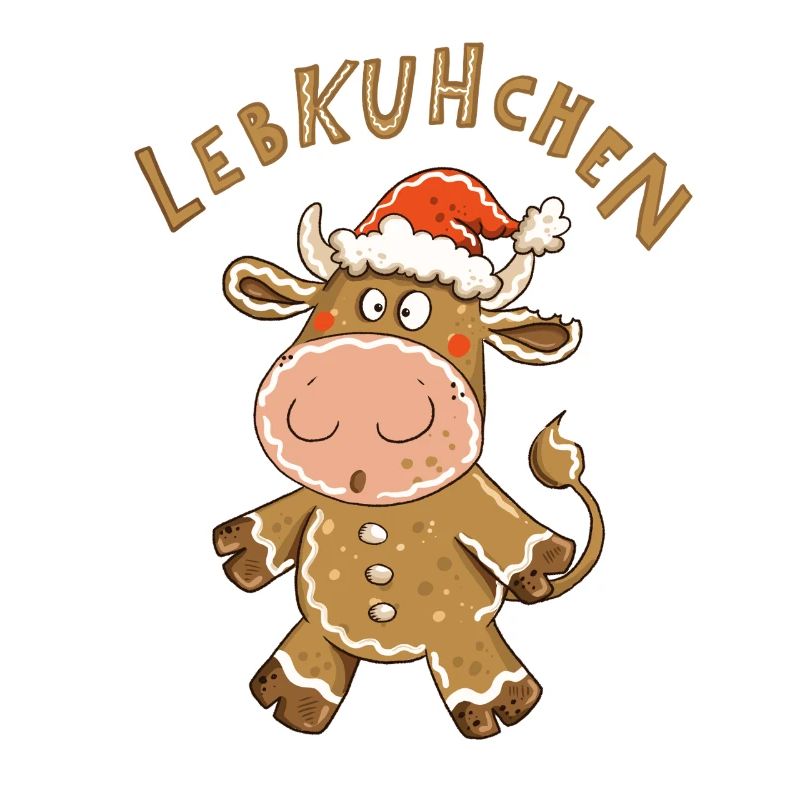 LebKUHchen – Motif de Noël de la Vache de Noël