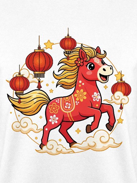 Pferd Chinesisches Tierkreis Chinesisches Neujahr