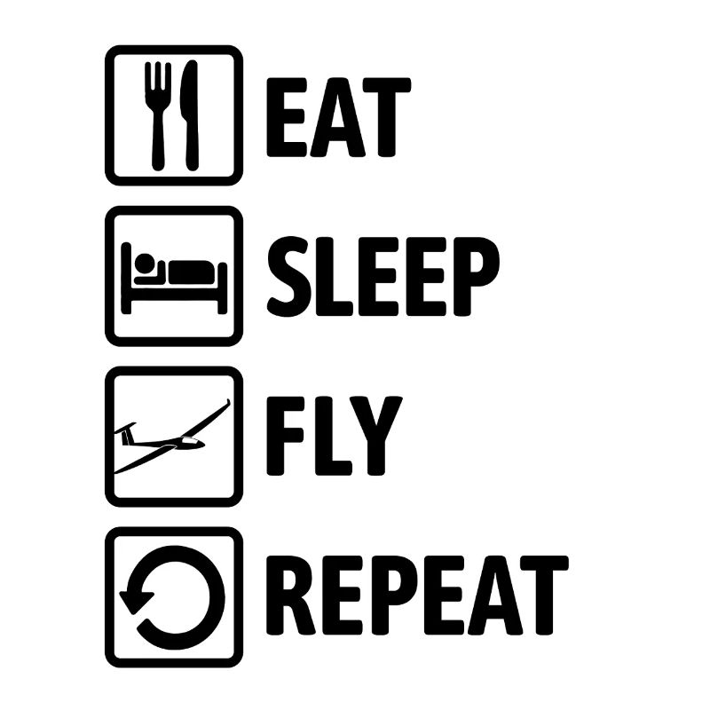 Mange, Dors, Vole, Répéter - Planeur
