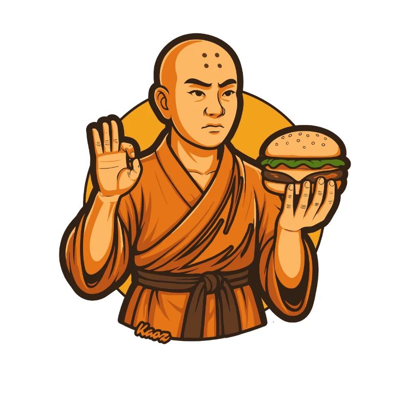 Zen Burger Monk