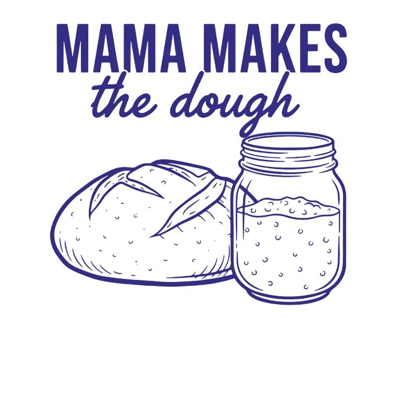 Sauerteig-Mama macht den Teig-Brotbacker