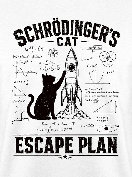 Schrödinger Katze Escape Plan Shirt