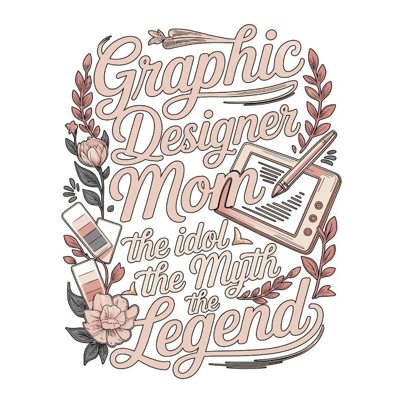 Graphic Designer Mom The Idol Creative Designer