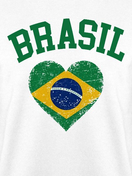 Brasilien Flagge Herz Brasil