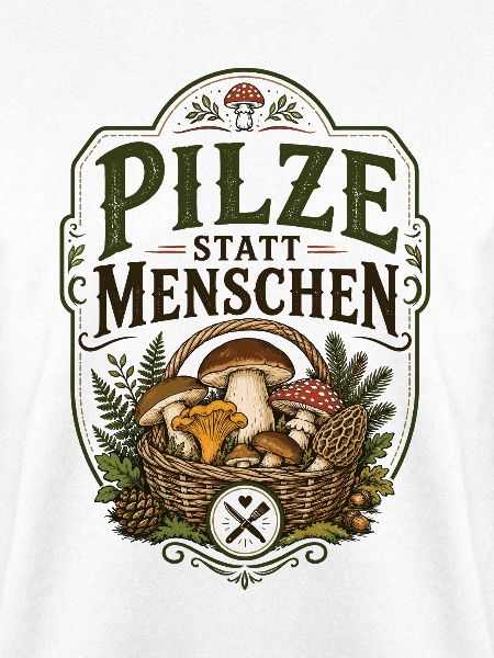 Pilze Statt Menschen Shirt