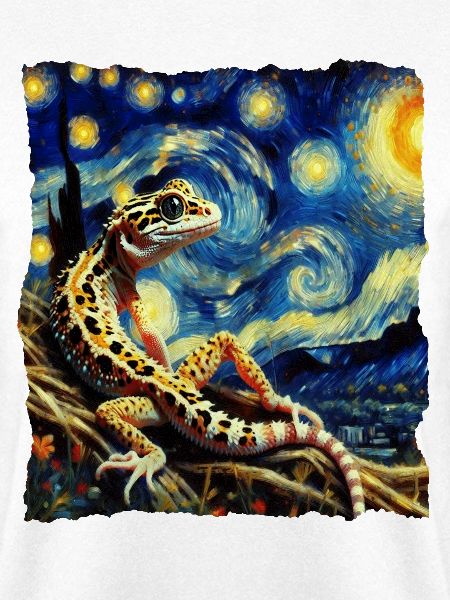 Leopardgecko Starry Night