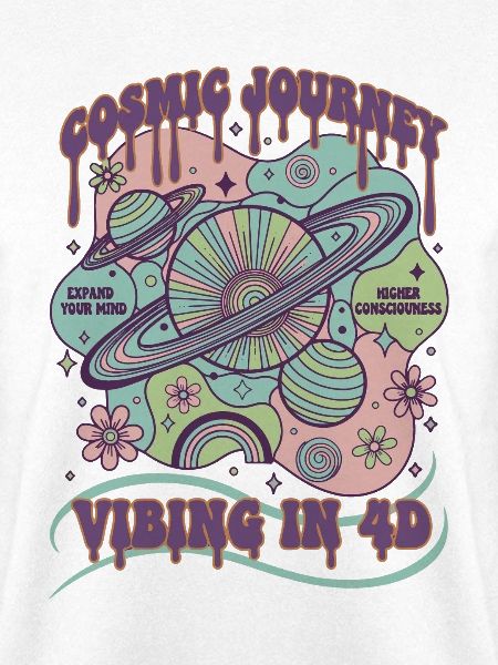 Kosmische Reise mit 4D-Hippie-Musik – psychedelisch