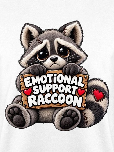 Emotionaler Waschbär Begleiter