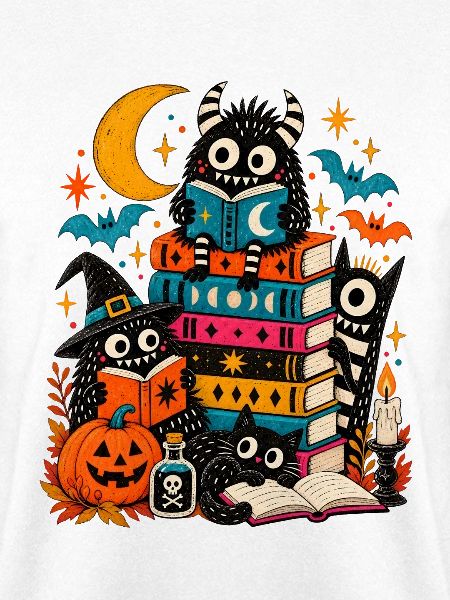Halloween Büchermonster | Lesen & Gruselspaß