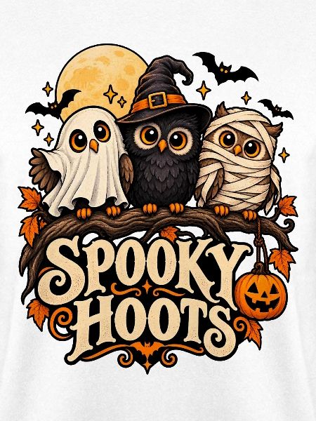 Spooky Hoots Halloween-Eulen