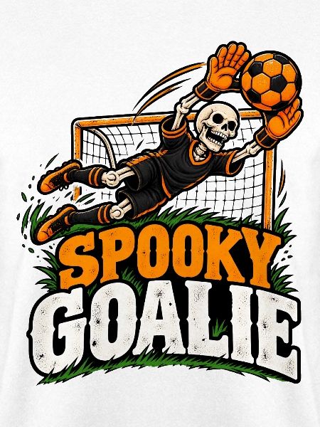Spooky Goalie Skeleton Soccer