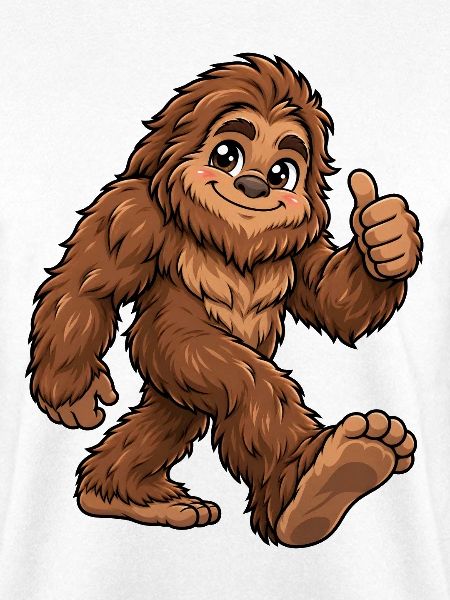 Bigfoot Kawaii Style – Süßes Fabelwesen