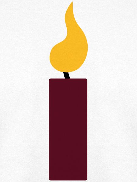 1st birthday - candle