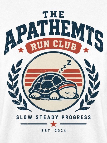 Apathetics Run Club Schlafende Schildkröte
