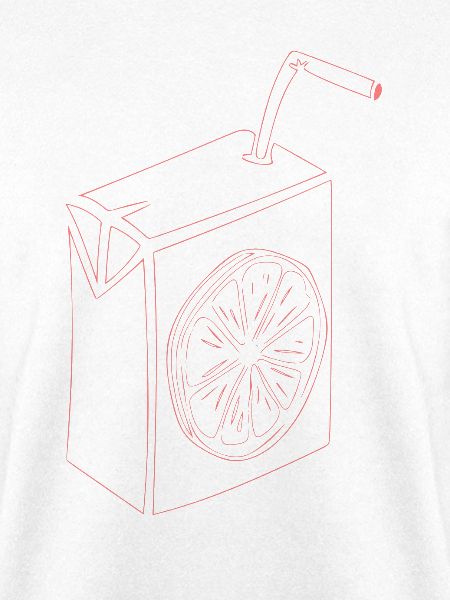 Zitrus Saftbox Illustration