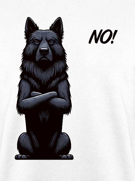 No Schwarzer Schäferhund Schäferhundbesitzer 