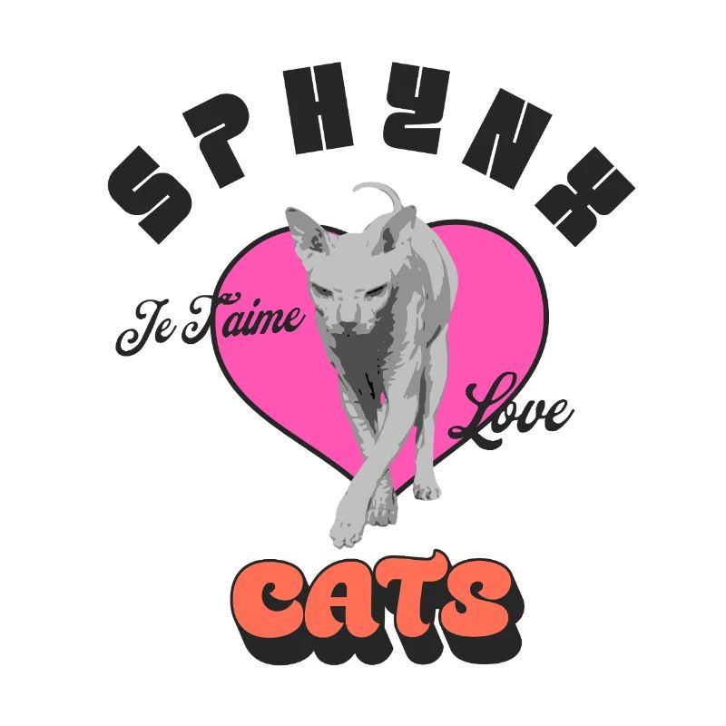 Ich liebe Sphynx Cats Lover