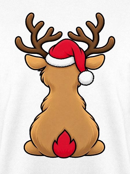 Elch zu Weihnachten 