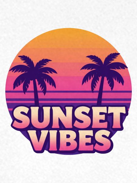 Sonnenuntergang Vibes Palmen