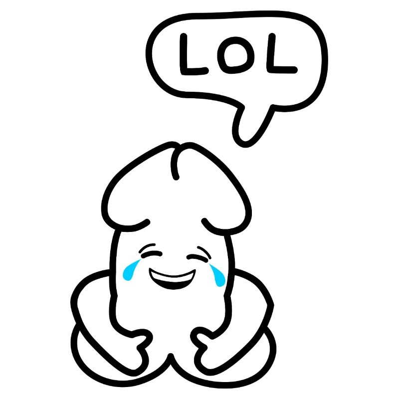 lustiges Junior-LOL-Emoticon