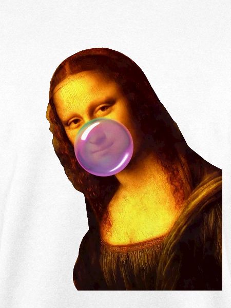 Mona Lisa Kaugummi Bubble