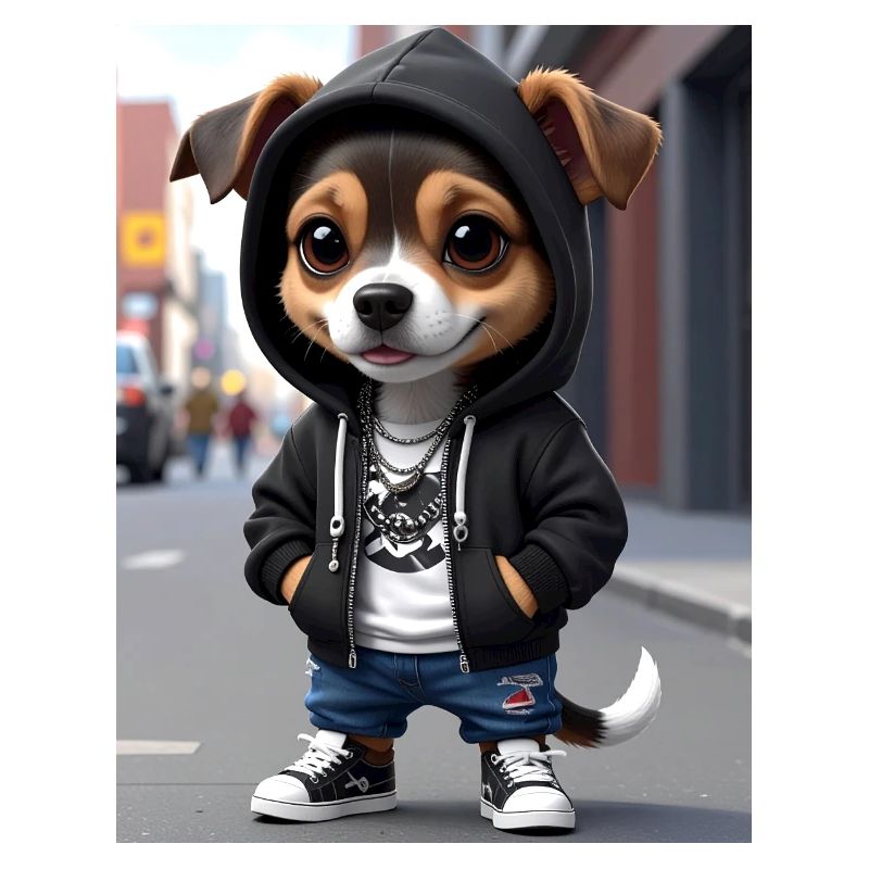Street Pup Kapuzenpullover